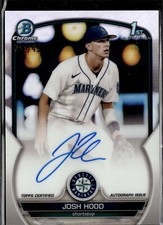 2023 Bowman #CPA-JHD Josh Hood Chrome Prospect Autograph Refractor #/499