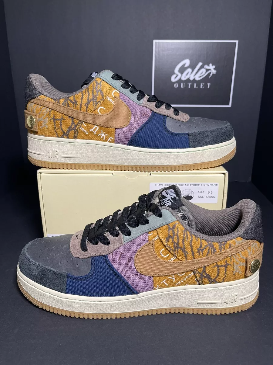 Nike Air Force 1 Low Fossil Travis Scott - Sneakers CN2405-900