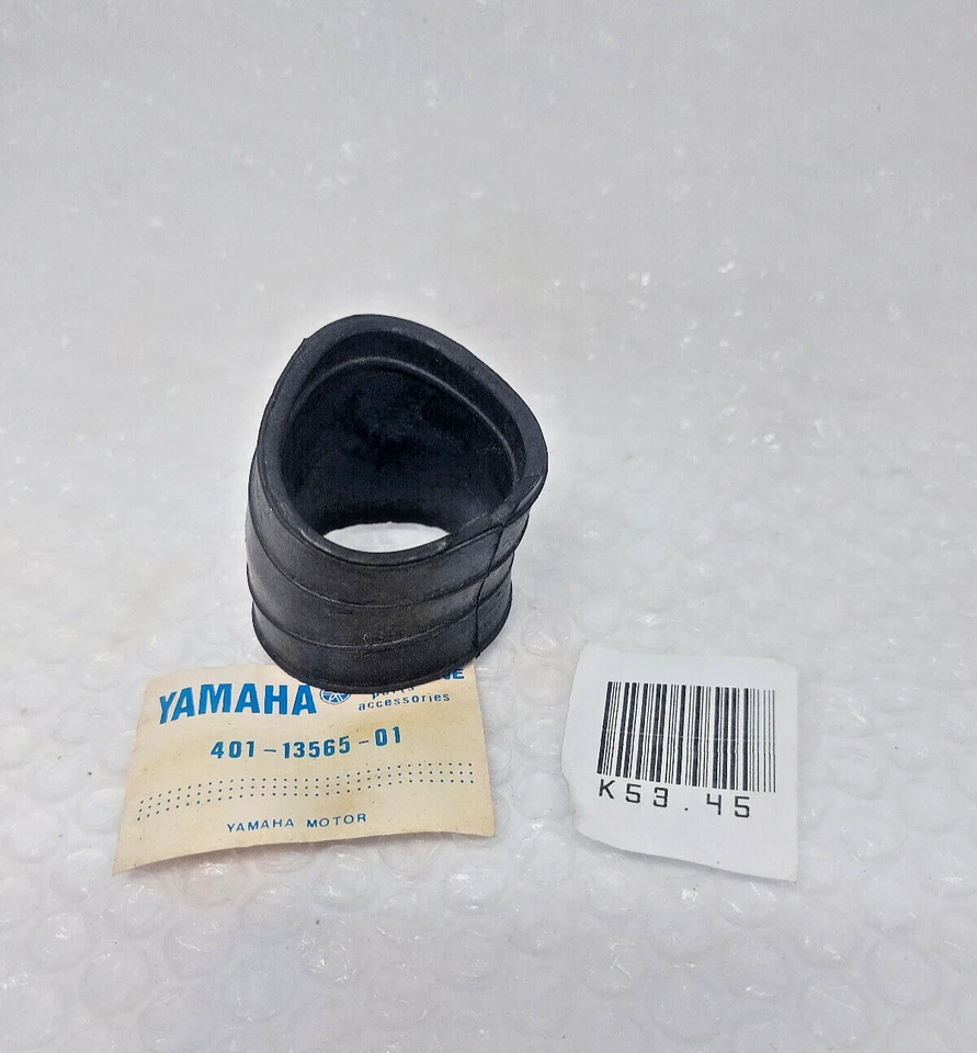 Limpiador de aire Yamaha DT100 DT100X DT175 1975-76 junta admisión goma nuevo de stock Foto 2 de 3