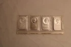 LOT OF 4 - ONE OUNCE .999 FINE PRESIDENTIAL SILVER BARS, INGOTS 4 OUNCES TOTAL