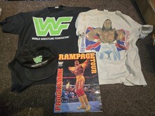 Wwf Wrestling UK Rampage Tour 91 Bundle Cap, T Shirts And Programme
