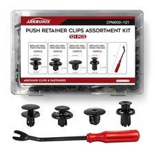 121PCS Push Type Retainer Clips, for Honda Accord Civic, CR-V, Crosstour, Fit, H