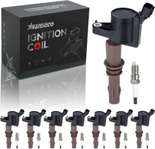 DG521 Ignition Coil Pack With Spark Plug SP509 Compatible With Ford Expedition E