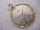 Vintage GOLD FD large antique Art Deco GRUEN pocket watch pocketwatch