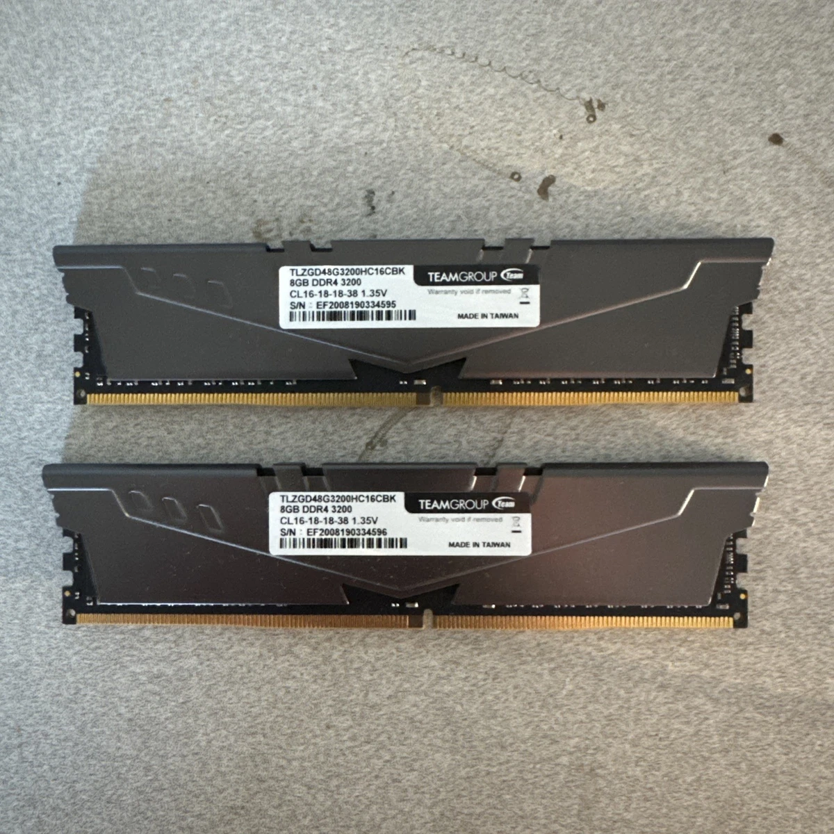Team Group DDR4 SDRAM 16 GB Total Capacity Memory (RAM) for sale
