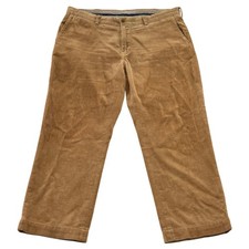 VTG Polo Ralph Lauren Preston Corduroy Pants Tan Mens 38x30 Straight Fit Cotton