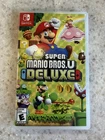 SUPER MARIO BROS U DELUXE SWITCH GAME AND CASE HANDHELD NINTENDO SYSTEM NES HQ