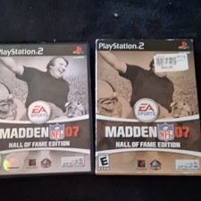 EA Sports Madden NFL 07 Hall of Fame Edition PS2 Manual Included E