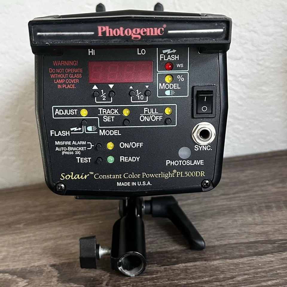 FOTOGÉNICO SOLAIR COLOR CONSTANTE PL500DR POWERLIGHT FUNCIONA TIENE BOMBILLA Foto 3 de 4
