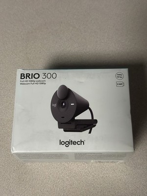 Logitech Brio 300 USB-C Webcam with Privacy Shutter 1920x1080p