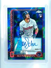 Daniel Schneemann /150 Auto 2025 Topps Chrome Refractor 50 Rc 25 Sp 5 10