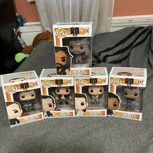 Funko Pop! The Walking Dead AMC Ezekiel Negan Richard Eugene Sasha