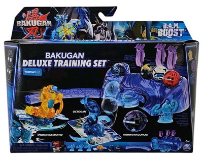 Bakugan Deluxe Training Playset with Special Attack Mantid Dragonoid Octogan New