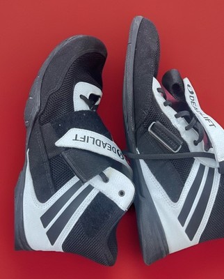Sabo Deadlift Shoes Black And White Men s Powerlifting, Size 12, Eu Size 46