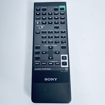 Original Sony RM-S505 Audio System Fernbedienung getestet funktioniert top