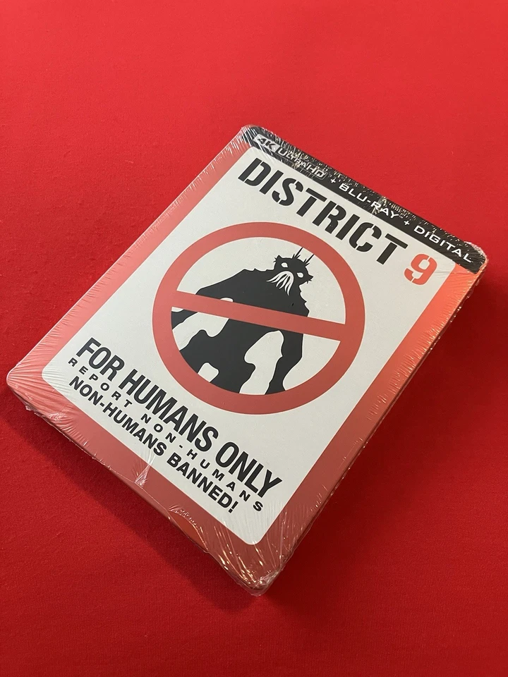 DisTricT 9: 4K+blu ray+d/c Limited sTeeLBooK “VERY MINOR SCRATCH" 🚭BRaND NeW🚭 Foto 2 de 4