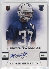 2013 Momentum Rookie Initiation Signatures /299 Kerwynn Williams #54 Auto 12hl