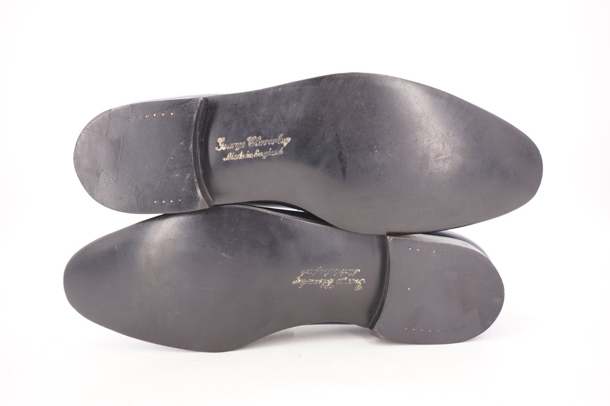 NEW | $850 GEORGE CLEVERLEY CROCKETT & JONES US 12.5 UK 11.5 NAVY 