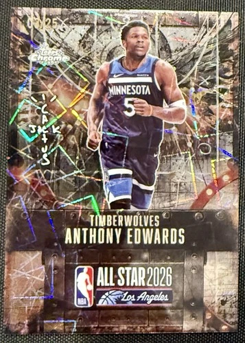 2025 Topps Anthony Edwards Base (Raw)