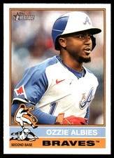Ozzie Albies 2025 Topps Heritage #365 Braves MLB READ FREE SHIPPING AutographDen