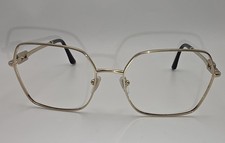 Bvlgari Eyeglass Frames, Gold Tone, Good Condition. 54-17-140