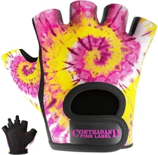 CLEARANCE 50% OFF!! Pink Label 5347 Womens Tie Dye Print Lifting/Rowing Gloves