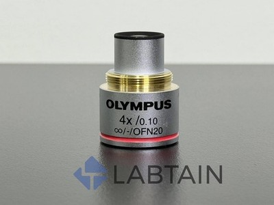 Olympus Plan Objective   4x / 0.10   OFN20   Red Band   RMS Thread