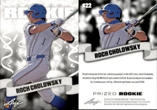 2025 Leaf PRIZED ROOKIE ROCH CHOLOWSKY #22 UCLA BRUINS