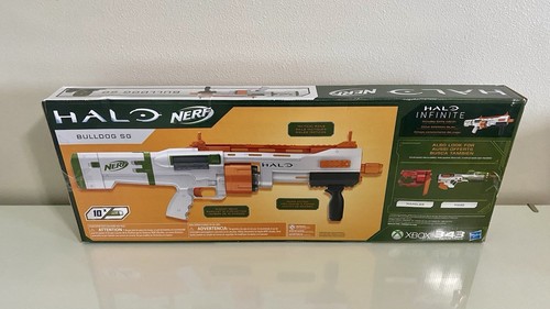 NEU - Nerf Halo Bulldog SG Dart Blaster Gun MIT UNBENUTZTEM SPIELCODE - Bild 2 von 10