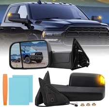 Passenger Side Mirror Compatible with 2009-2018 Dodge Ram 1500,2010-2018 Dodge