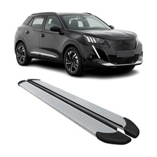 Seitenschweller Trittbretter Schweller für Peugeot 2008 2020-2025 Aluminium Grau