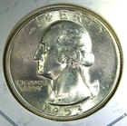 1953 D ** Washington Quarter ** Beautiful Color ** Superb Gem BU ** Album Toned