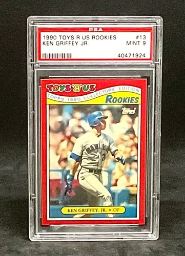 1990 Topps Toys R Us Rookies - #13 Ken Griffey Jr PSA 9 Mint!!
