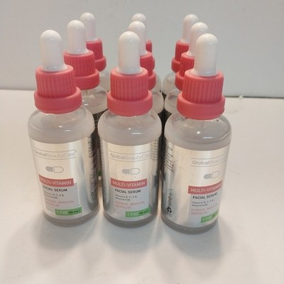 9 Global Beauty Care MULTI-VITAMIN SERUM Face Facial Serum 1.7 oz. NEW