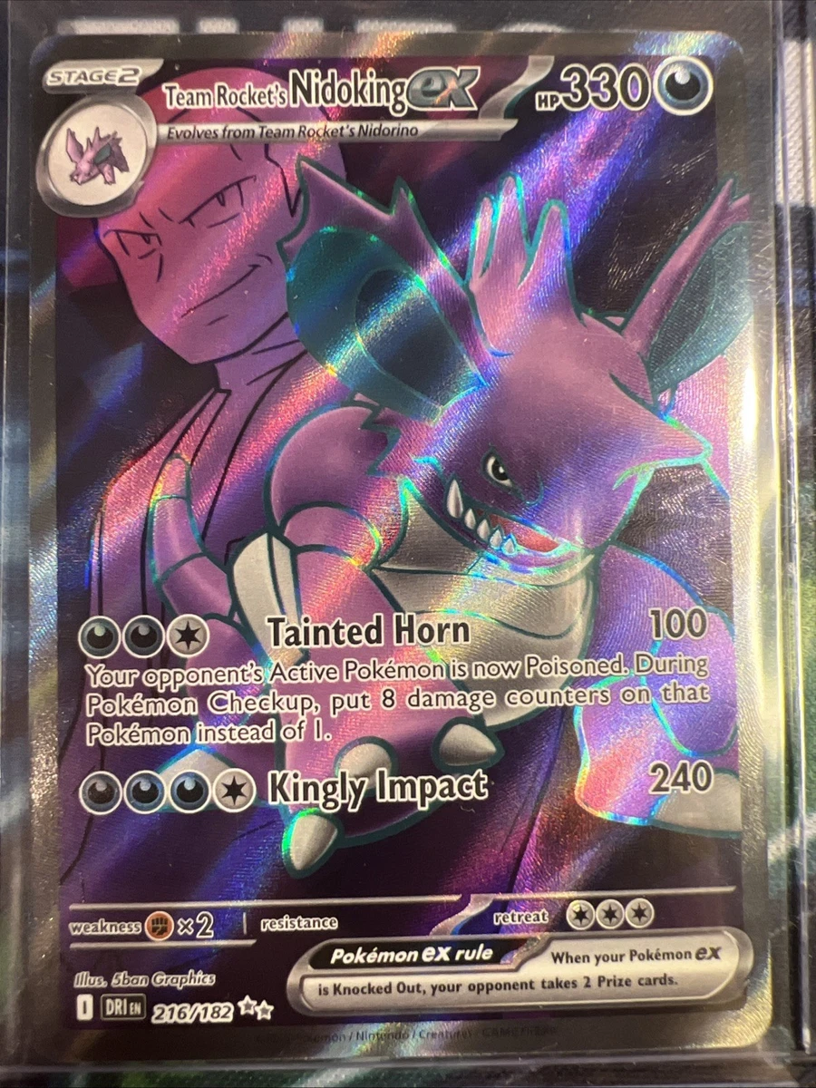 Team Rocket's Nidoking Ex 216/182 Sv10: Destined Rivals for sale