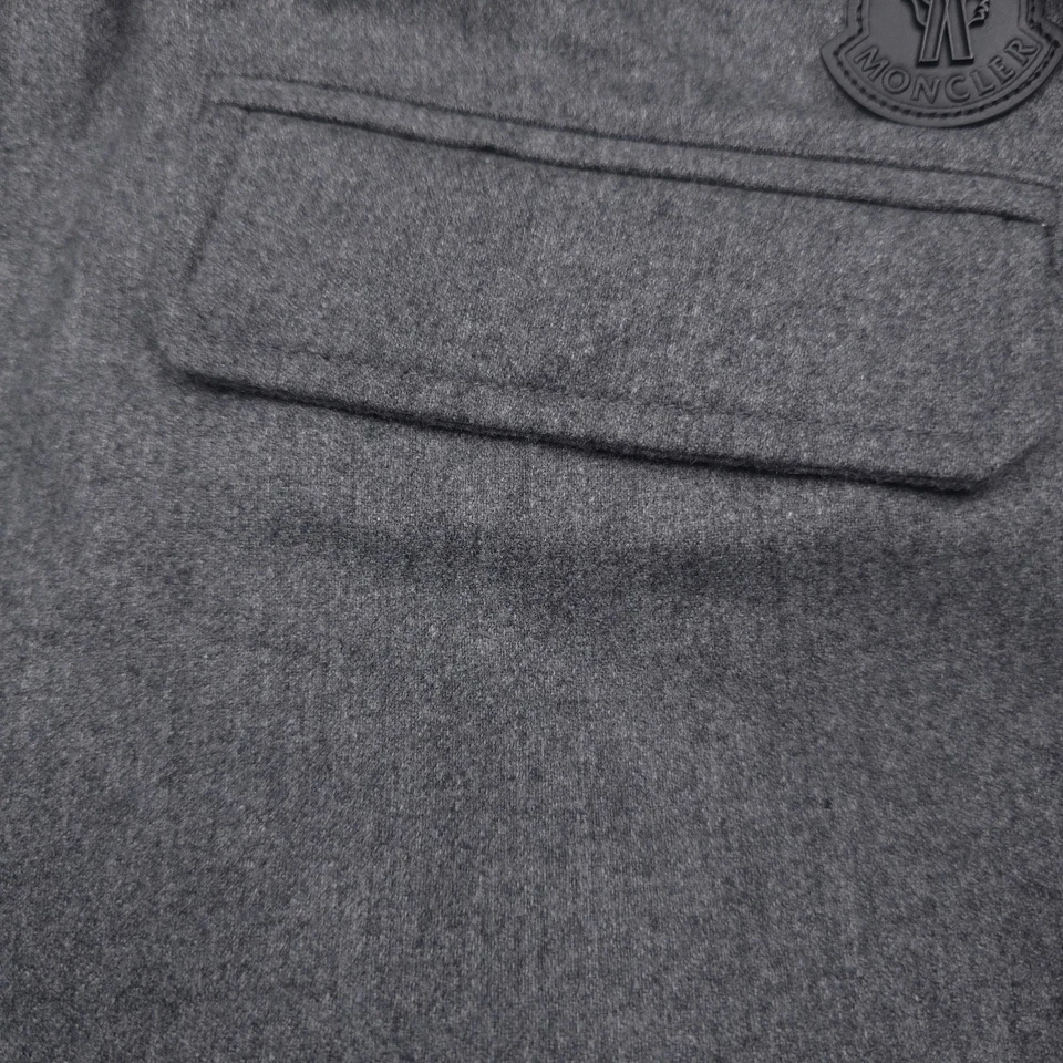 $1040 Moncler Gray Cashmere Blend Jogger Trouser Pants Size US 32 (EU 48) - Image 3 of 4