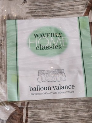 Waverly Home  Balloon Valance Safari Zebra Lion Bear Monkey 36x48 NEW