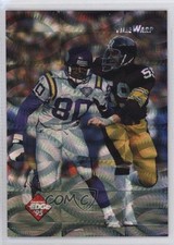 1995 Collector's Edge Time Warp Prism 488/500 Cris Carter Jack Ham #10 HOF 0l1