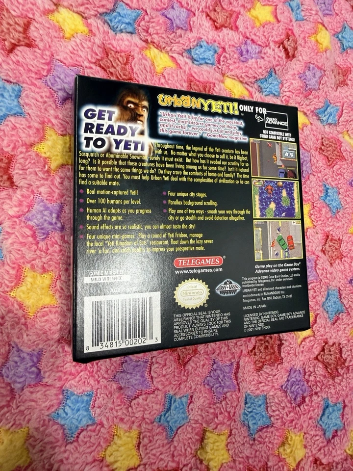 * Urban Yeti (Nintendo Game Boy Advance GBA, 2002) Complete CIB - Image 3 of 4