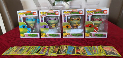 Funko Pop TMNT Turtles 16 Leonardo 17 Donatello 18 Michelangelo 19 Raphael TOPPZ