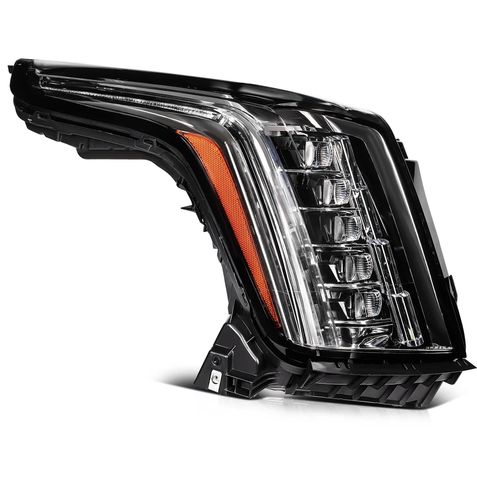 For 2015-2019 2020 Cadillac Escalade ESV Pair Full LED DRL Headlights Assembly Foto 4 de 4