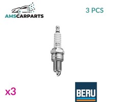 ENGINE SPARK PLUG SET PLUGS Z27 BERU 3PCS NEW OE REPLACEMENT