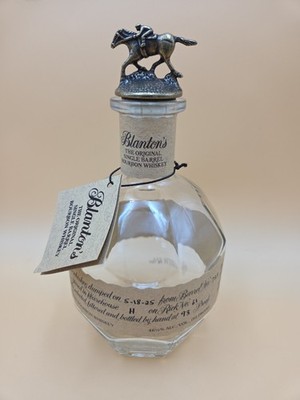 Blanton's Kentucky Bourbon Empty Bottle Dump Date 5/18/25 Stopper ''N'' Top