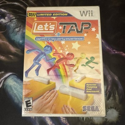 Let's Tap (Nintendo Wii, 2009) Best Buy Limited Edition NEW SEALED