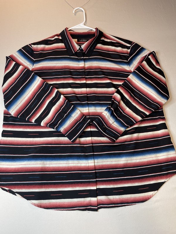 Lauren Ralph Lauren Men's Multicolor Dress Shirt Size 3X