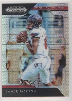 2019 Panini Prizm Draft Hyper Prizm 23/75 Lamar Jackson #60 00d2