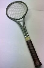 Yonex Leather Handle Metal Vintage Tennis Racket Green