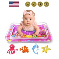 Tummy Time Water Mat for Girl, Baby Girl Toys for 0, 3, 6, 9, 12 , Baby Girl ...