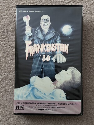 Frankenstein '80 VHS Gorgon Ex-Rental MPI Clamshell Horror -Tested