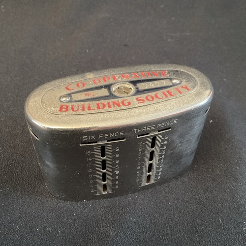 OLD COOPERATIVE BUILDING SOCIETY LTD SAVINGS BANK HOME SAFE MONEY BOX